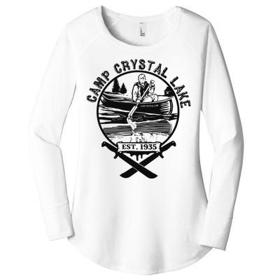 Camp Crystal Lake Women's Perfect Tri Tunic Long Sleeve Shirt