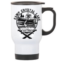 Camp Crystal Lake Stainless Steel Travel Mug