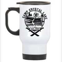 Camp Crystal Lake Stainless Steel Travel Mug