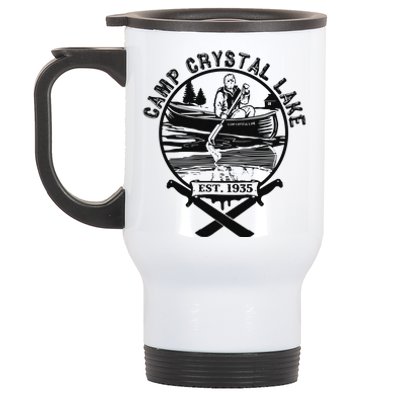 Camp Crystal Lake Stainless Steel Travel Mug