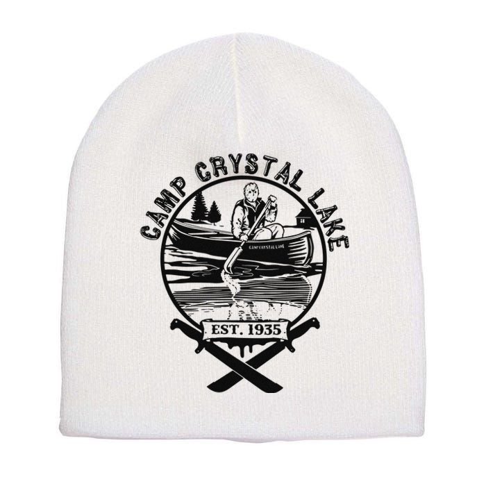 Camp Crystal Lake Short Acrylic Beanie