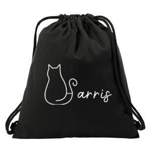 Childless Cat Lady Funny Democratic Voter Democrat Drawstring Bag