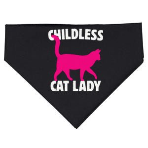 Childless Cat Lady Proud Cat Mom Voting USA-Made Doggie Bandana