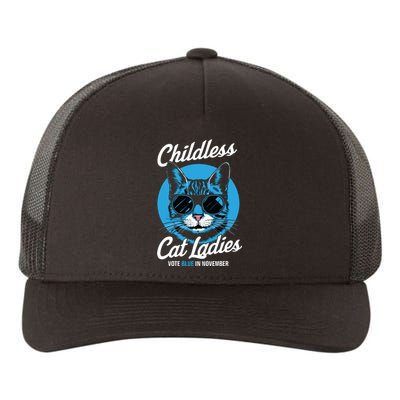 Childless Cat Lady Yupoong Adult 5-Panel Trucker Hat