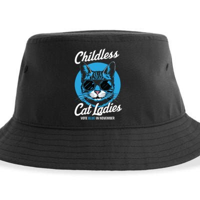 Childless Cat Lady Sustainable Bucket Hat