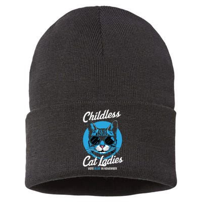 Childless Cat Lady Sustainable Knit Beanie