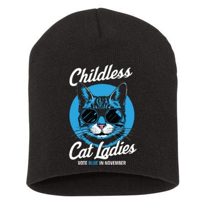 Childless Cat Lady Short Acrylic Beanie