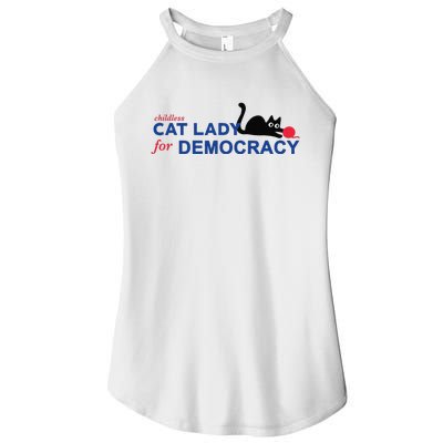 Childless Cat Lady Voting Election 2024 Usa Women's Perfect Tri Rocker Tank