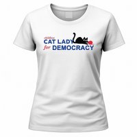 Childless Cat Lady Voting Election 2024 Usa Women's T-Shirt