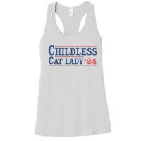 Childless Cat Lady Voting Election 2024 Usa Women's Racerback Tank