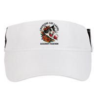 Childless Cat Ladies Against Fascism Feminist Adult Drive Performance Visor