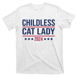 Childless Cat Lady 2024 For President T-Shirt