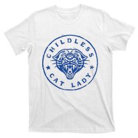 Childless Cat Lady Brave Proud Independent Apparel T-Shirt