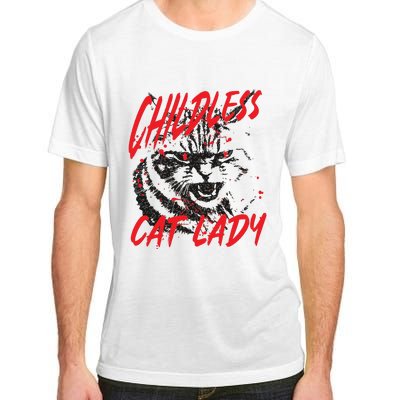 Childless Cat Lady Kamala For President 2024 Adult ChromaSoft Performance T-Shirt