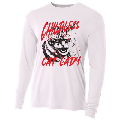 Childless Cat Lady Kamala For President 2024 Cooling Performance Long Sleeve Crew