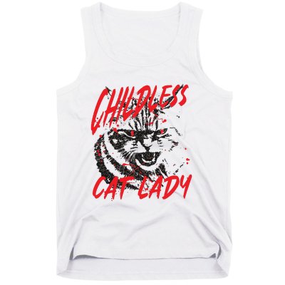 Childless Cat Lady Kamala For President 2024 Tank Top