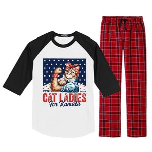 Childless Cat Ladies Raglan Sleeve Pajama Set