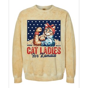 Childless Cat Ladies Colorblast Crewneck Sweatshirt