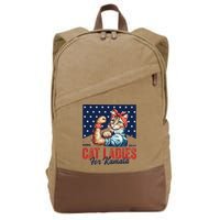 Childless Cat Ladies Cotton Canvas Backpack
