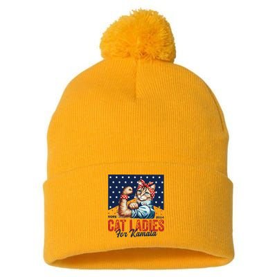 Childless Cat Ladies Pom Pom 12in Knit Beanie