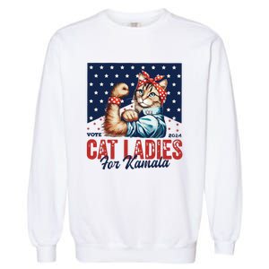 Childless Cat Ladies Garment-Dyed Sweatshirt