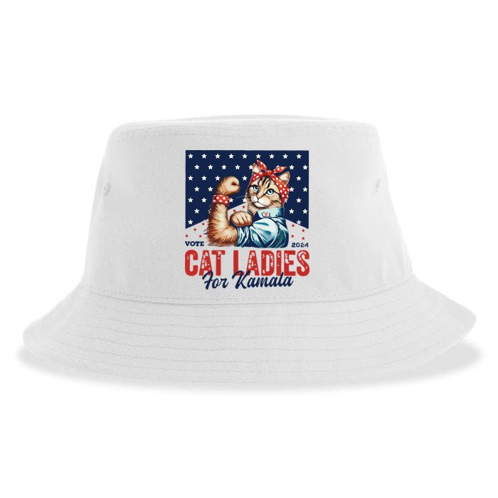 Childless Cat Ladies Sustainable Bucket Hat