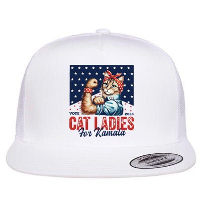 Childless Cat Ladies Flat Bill Trucker Hat