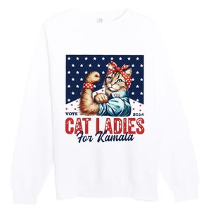 Childless Cat Ladies Premium Crewneck Sweatshirt