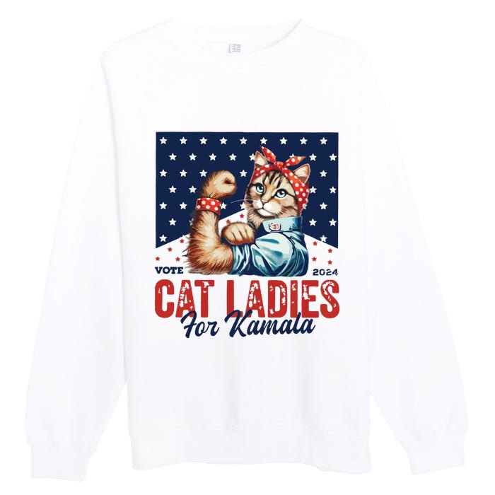 Childless Cat Ladies Premium Crewneck Sweatshirt