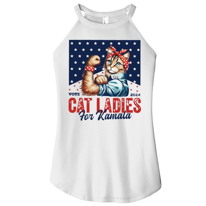 Childless Cat Ladies Women's Perfect Tri Rocker Tank