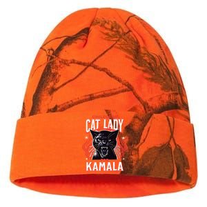 Childless Cat Lady For Kamala Harris 2024 President Election Kati Licensed 12" Camo Beanie