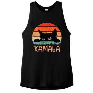 Childless Cat Ladies For Kamala Retro 2024 Ladies PosiCharge Tri-Blend Wicking Tank