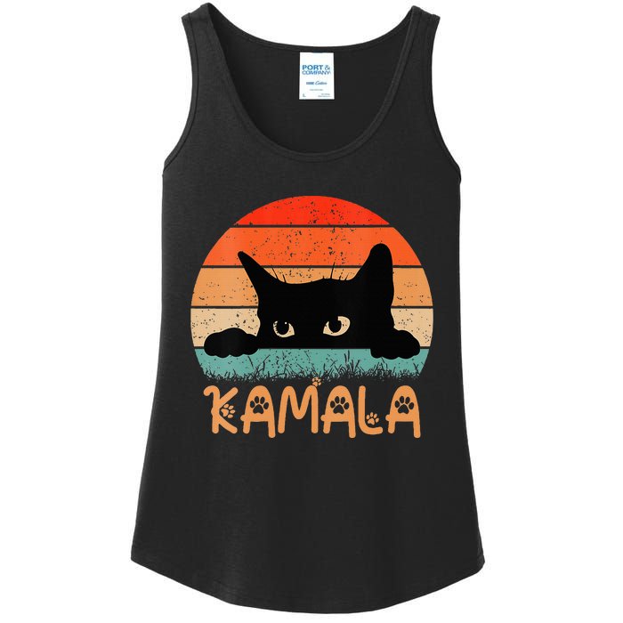 Childless Cat Ladies For Kamala Retro 2024 Ladies Essential Tank