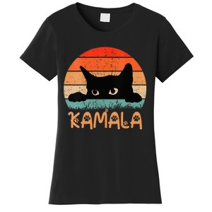 Childless Cat Ladies For Kamala Retro 2024 Women's T-Shirt