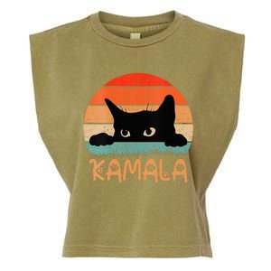 Childless Cat Ladies For Kamala Retro 2024 Garment-Dyed Women's Muscle Tee