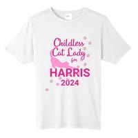 Childless Cat Lady For Harris 2024 Cat Lovers Kamala Harris 2024 Tall Fusion ChromaSoft Performance T-Shirt