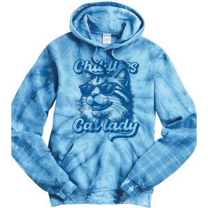 Childless Cat Ladies Against Fascism Tie Dye Hoodie