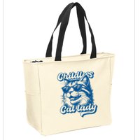 Childless Cat Ladies Against Fascism Zip Tote Bag
