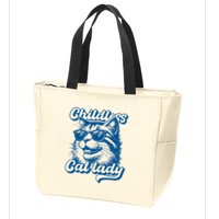 Childless Cat Ladies Against Fascism Zip Tote Bag