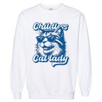 Childless Cat Ladies Against Fascism Garment-Dyed Sweatshirt