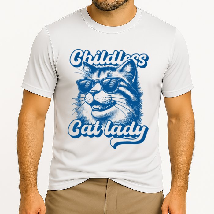 Childless Cat Ladies Against Fascism Cooling Performance Crew T-Shirt
