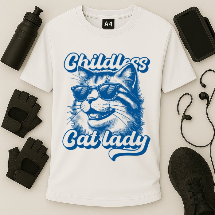 Childless Cat Ladies Against Fascism Cooling Performance Crew T-Shirt