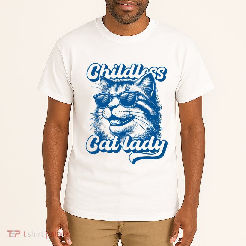 Childless Cat Ladies Against Fascism Tall T-Shirt