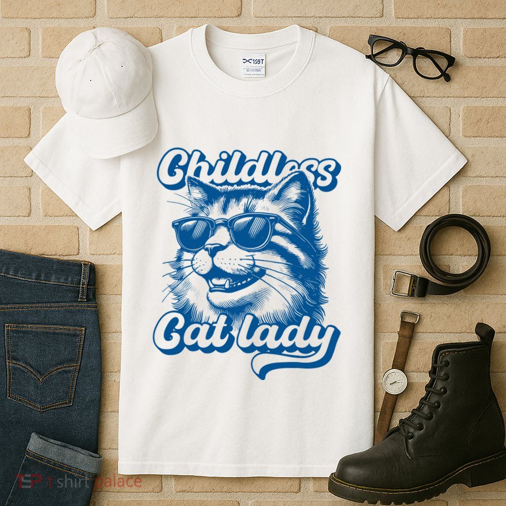 Childless Cat Ladies Against Fascism Tall T-Shirt