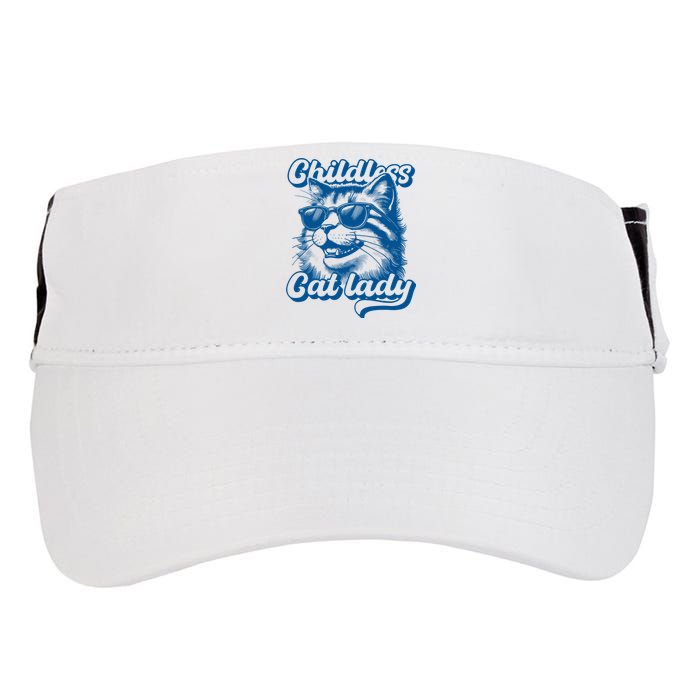 Childless Cat Ladies Against Fascism Adult Drive Performance Visor