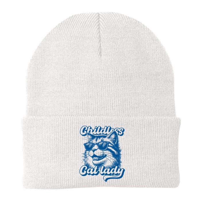 Childless Cat Ladies Against Fascism Knit Cap Winter Beanie