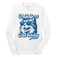 Childless Cat Ladies Against Fascism Tall Long Sleeve T-Shirt