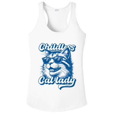 Childless Cat Ladies Against Fascism Ladies PosiCharge Competitor Racerback Tank