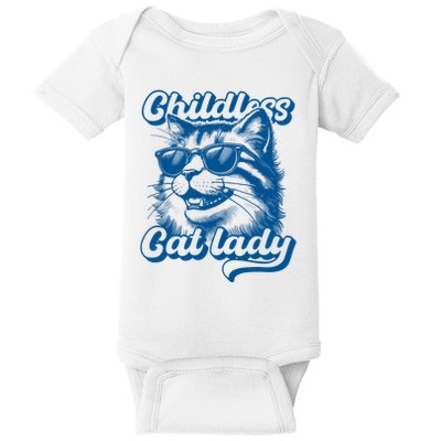 Childless Cat Ladies Against Fascism Baby Bodysuit