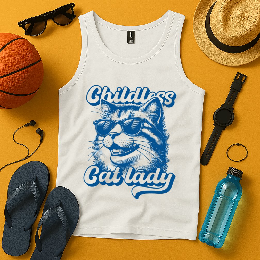 Childless Cat Ladies Against Fascism Tank Top